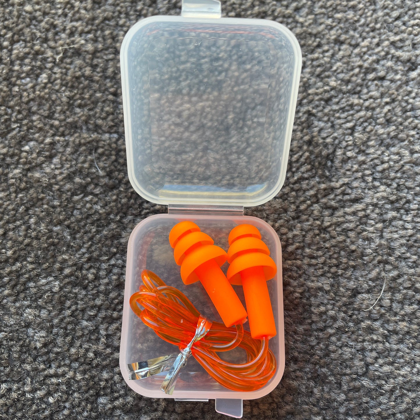 Orange Pre Moulded Earplugs | Ruby Fresh Open Water Swimming