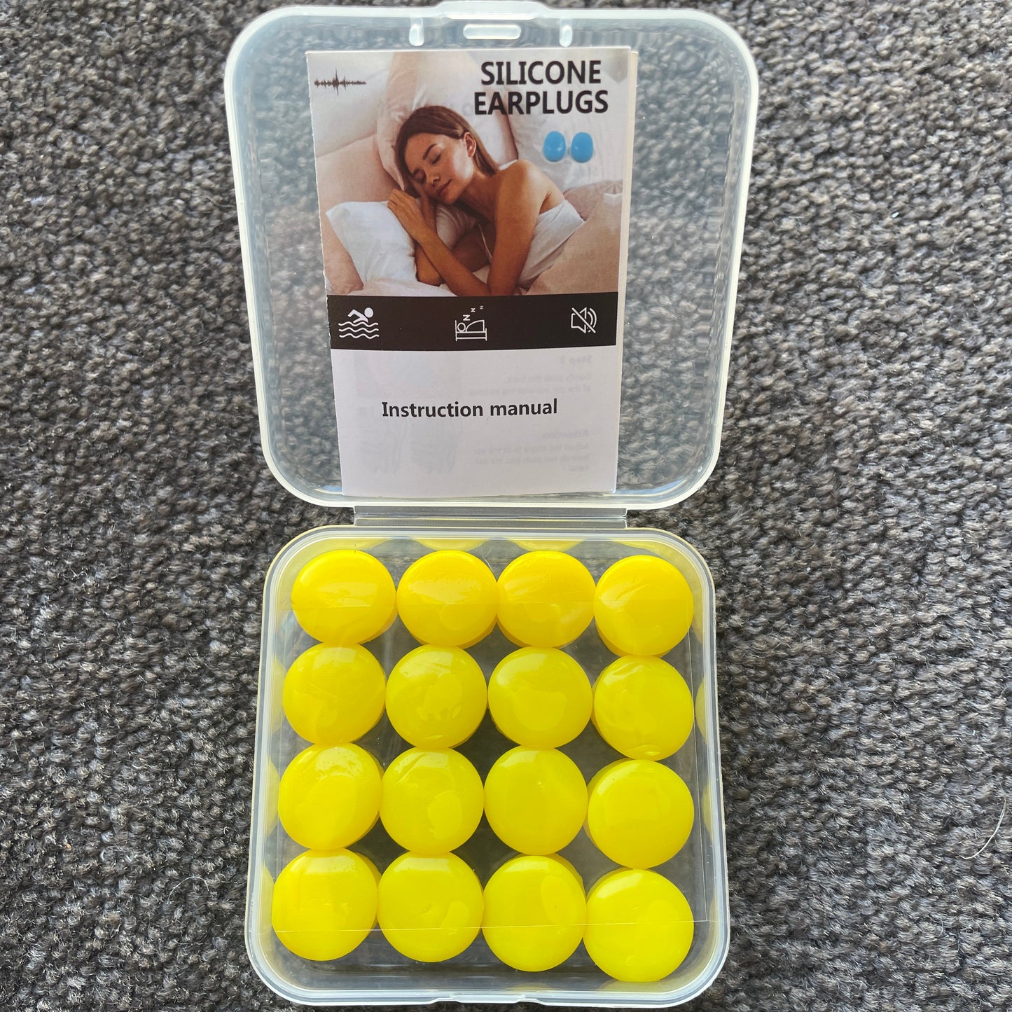 Yellow Silicon Mouldable Earplugs | Ruby Fresh Open Water Swimming