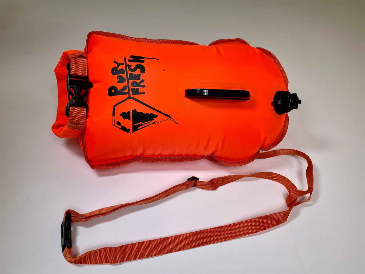 Ruby The Inflatable The Shine - The Ruby Fresh Inflatable Safety Tow Buoy - Urgent Orange