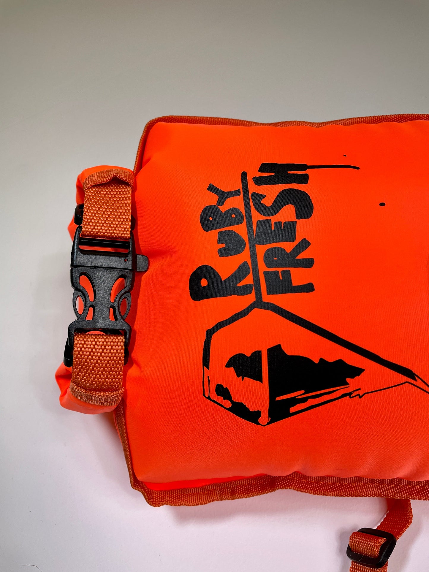 The Shine | The Ruby Fresh Inflatable Safety Tow Buoy | Urgent Orange