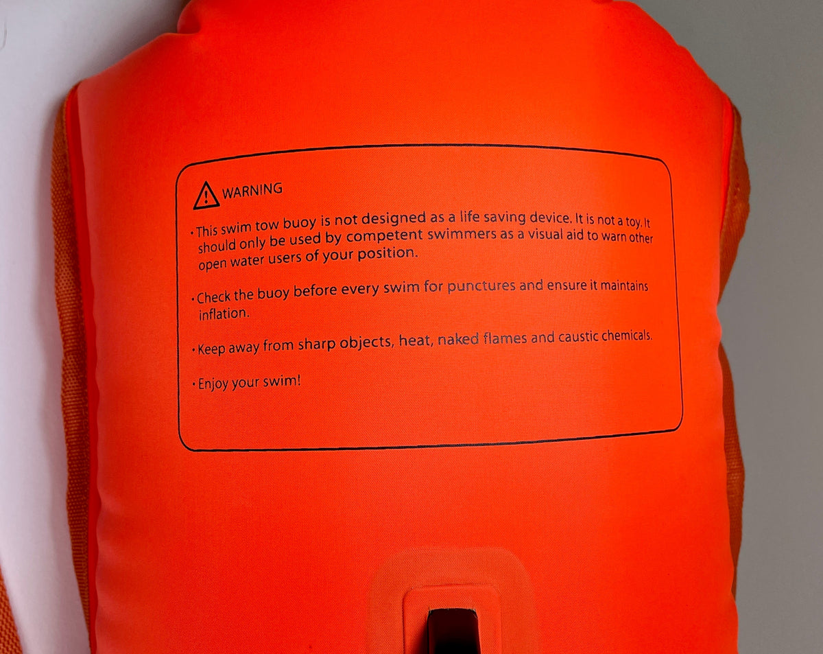 Ruby The Inflatable The Shine - The Ruby Fresh Inflatable Safety Tow Buoy - Urgent Orange
