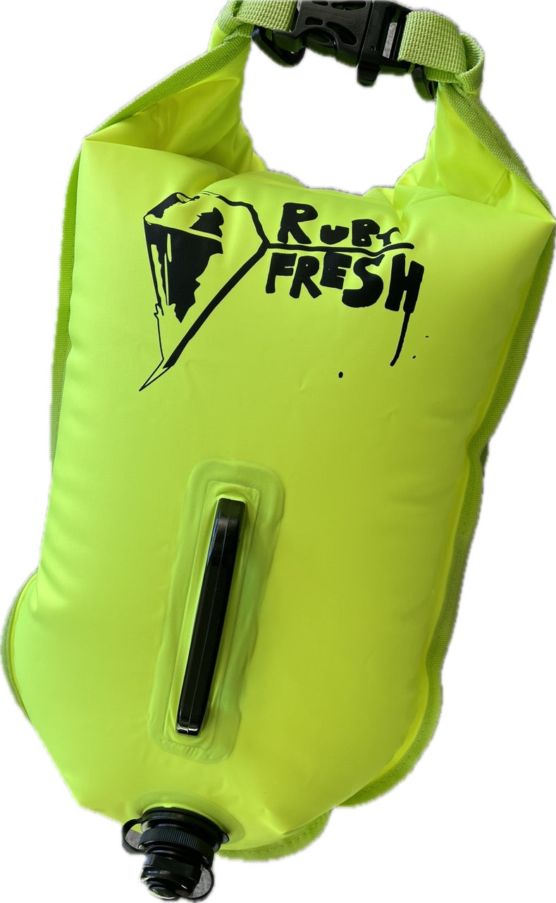 The Shine | The Ruby Fresh Inflatable Safety Tow Buoy | Glaring Green