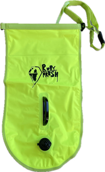 The Shine | The Ruby Fresh Inflatable Safety Tow Buoy | Glaring Green