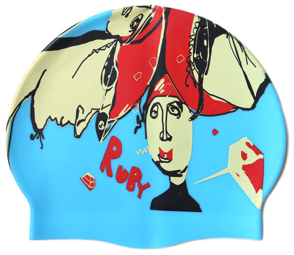 The Noah | Ruby Fresh Custom Swim Cap