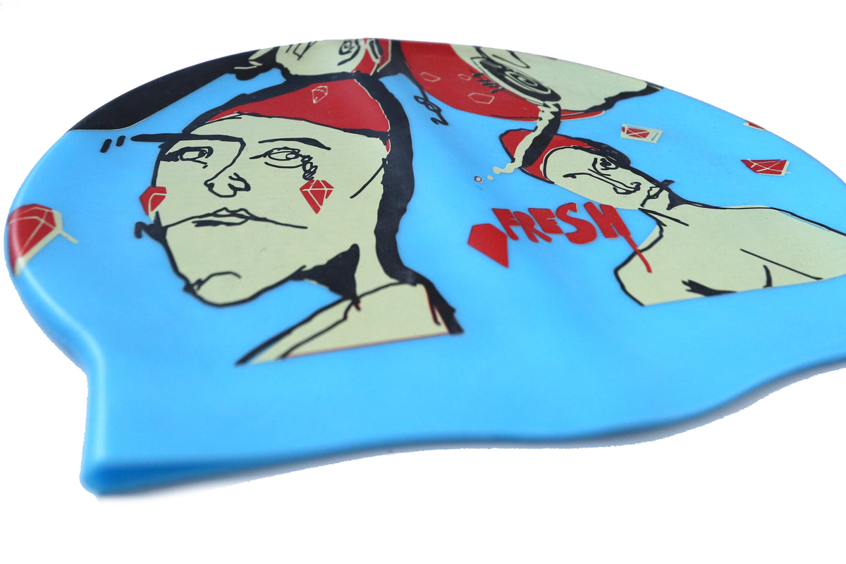 The Noah - Ruby Fresh Custom Swim Cap