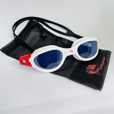 The Ray / Eta Set - Ruby Fresh Goggles