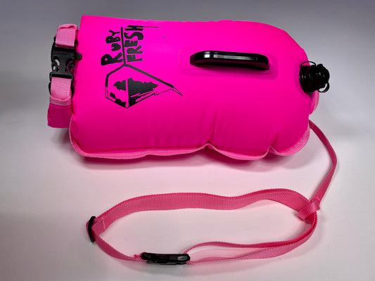 The Shine | The Ruby Fresh Inflatable Safety Tow Buoy | Perky Pink